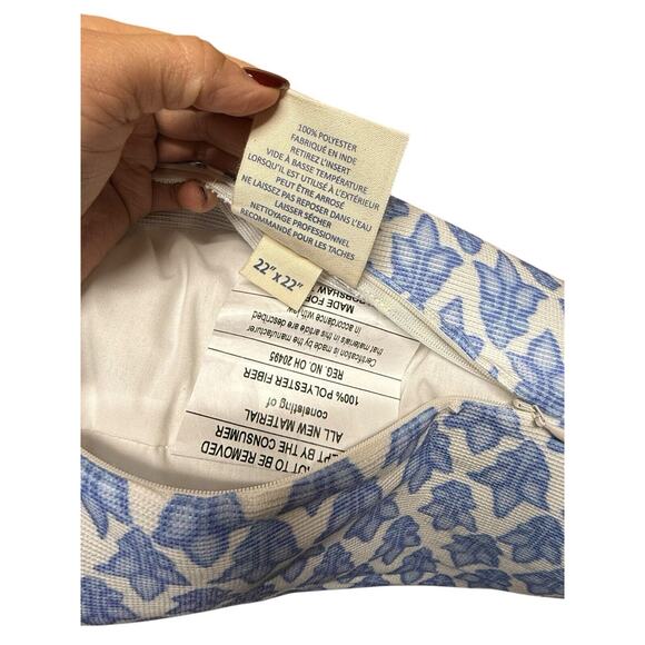 Anthropologie Pillow Covers X 3 John Robshaw indoor/outdoor pool throw decor - Picture 3 of 3